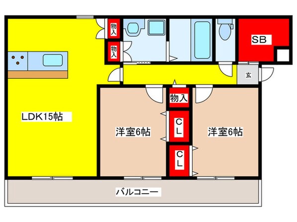 St.Polaris瓢箪山の物件間取画像